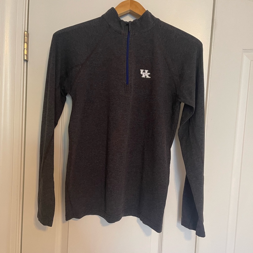 UK Logo Quarter-Zip Pullover